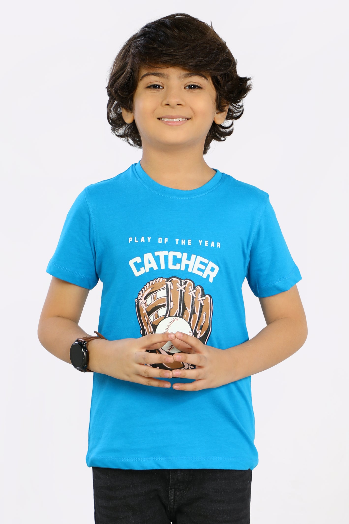 Baseball Catcher Print T-Shirt From Diners