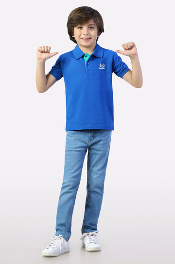 Royal Blue Basic Polo