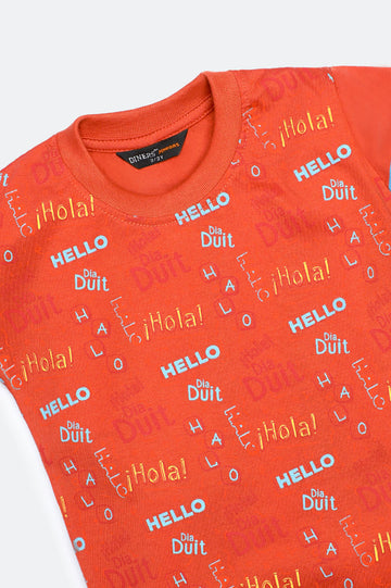 Rust All Over Printed T-Shirt