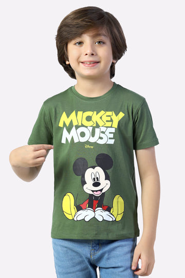 Mickey Mouse Graphic Printed T-Shirt