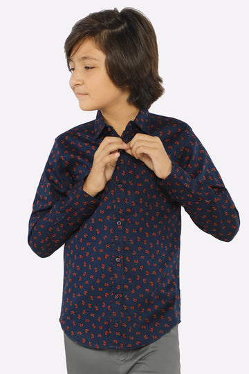 All Over Printed Casual Shirt