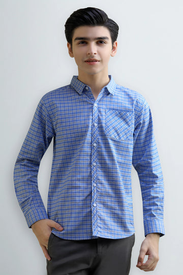 Check Boys Casual Shirt