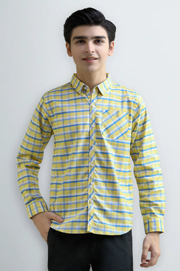 Check Boys Casual Shirt