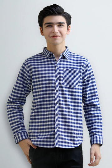 Check Boys Casual Shirt