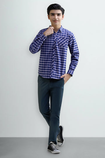 Check Boys Casual Shirt