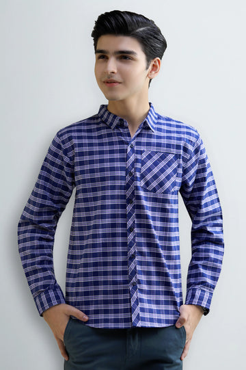 Check Boys Casual Shirt