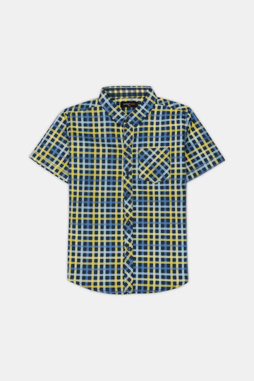 Gingham Check Casual Shirt