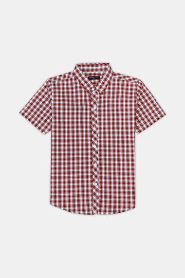 Bargundi Gingham Check Casual Shirt