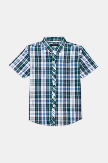 Green Glen Plaid Check Casual Shirt