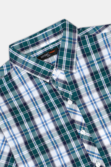 Green Glen Plaid Check Casual Shirt