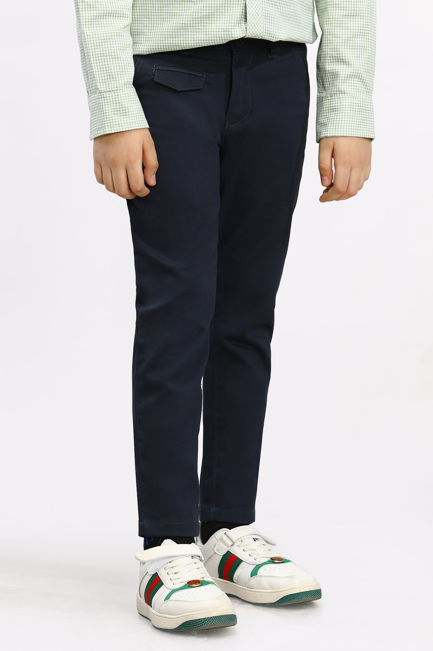 Navy Blue Slim Fit Chino Trouser From Diners