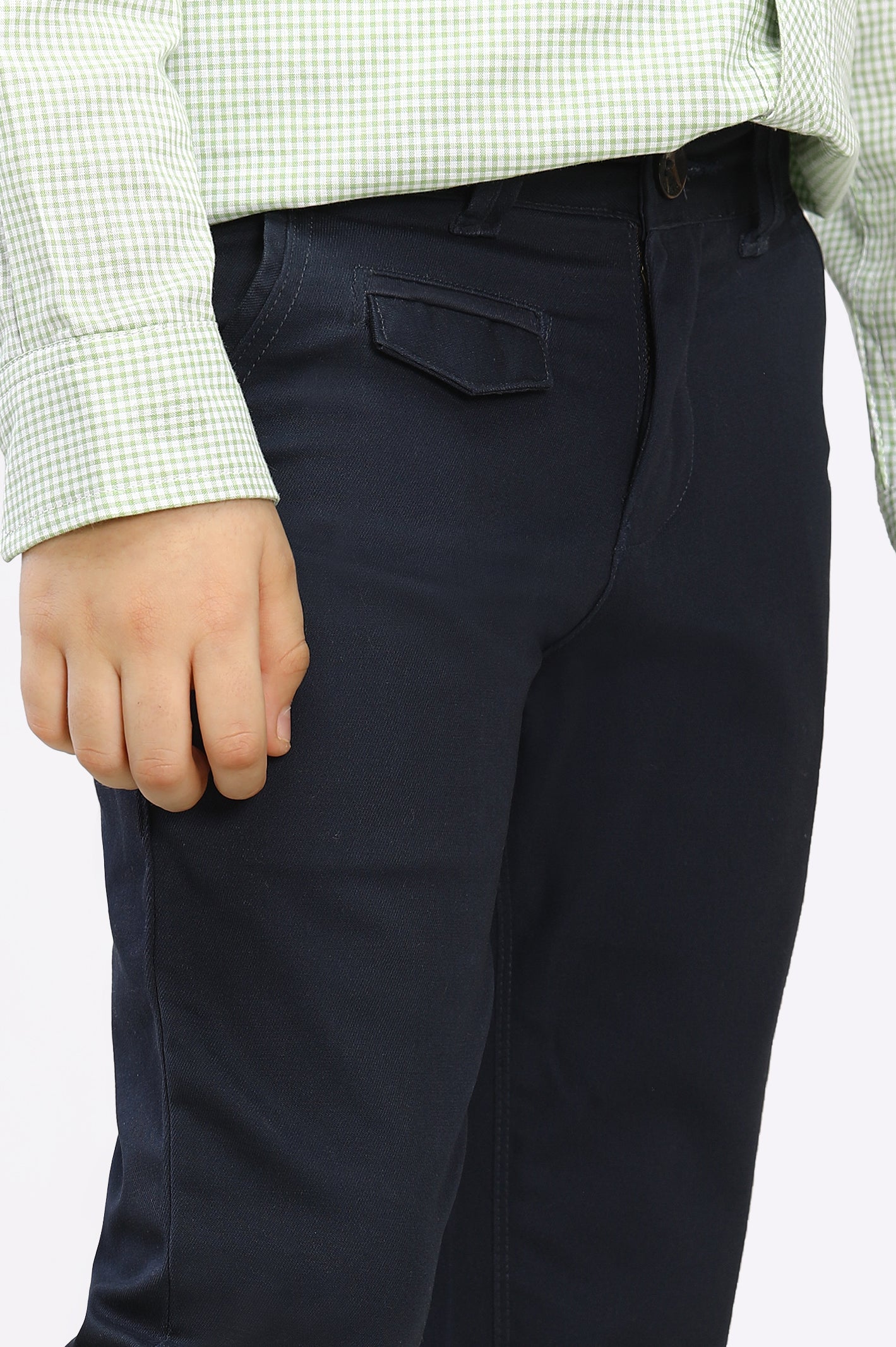 Navy Blue Slim Fit Chino Trouser From Diners