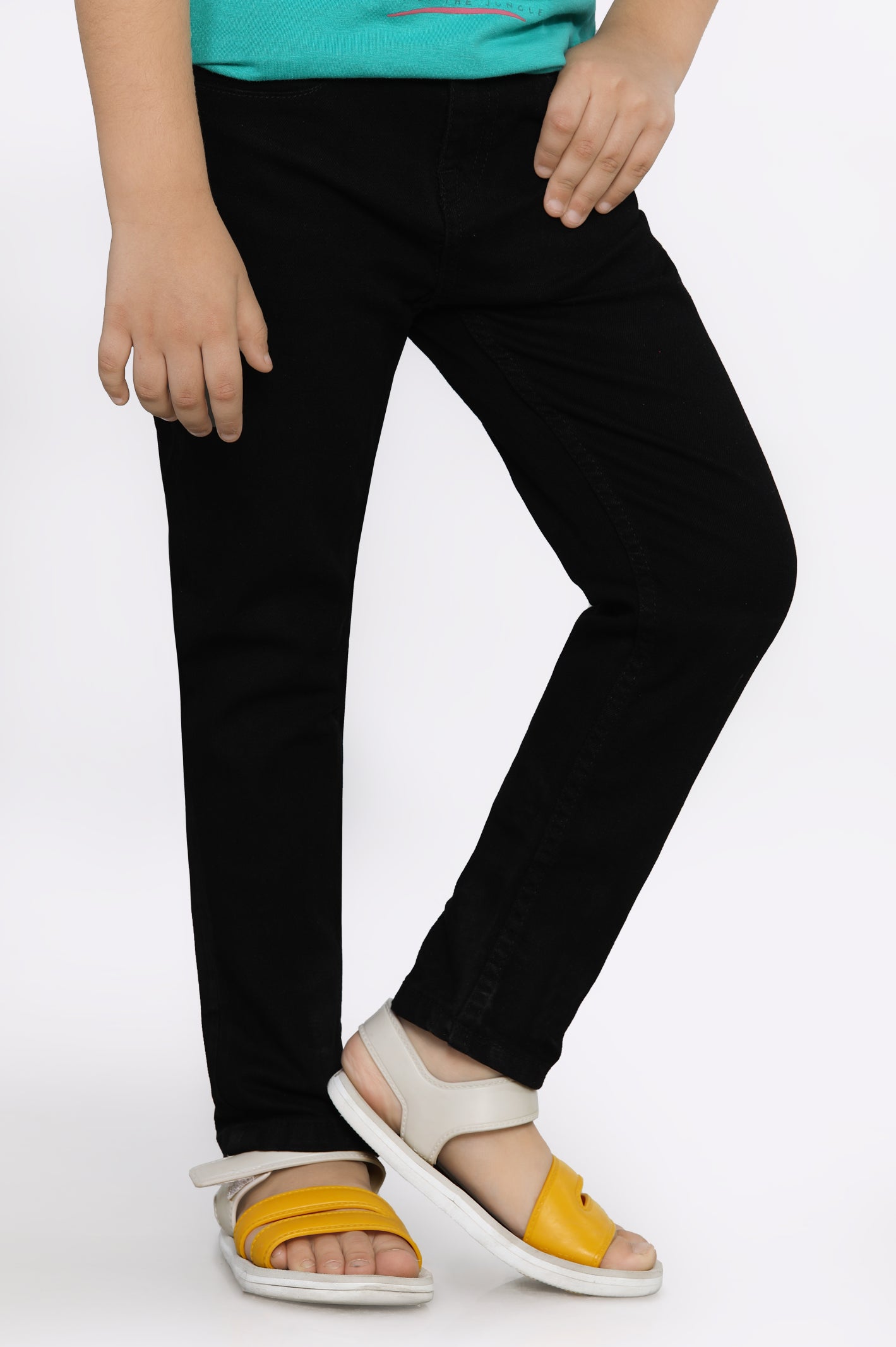 Black Slim Fit Denim Jeans From Diners