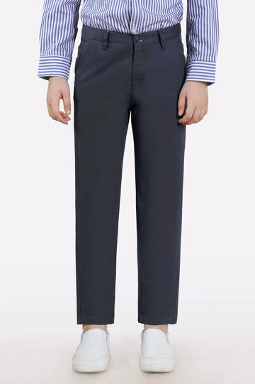 Dark Grey Chinos For Boys