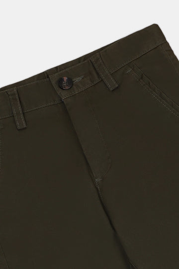 Dark Olive Boys Chinos