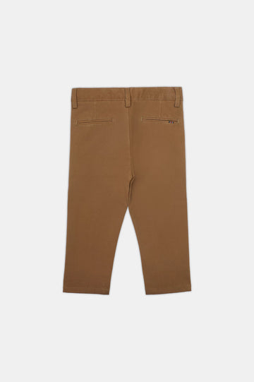 Brown Boys Cotton Chinos