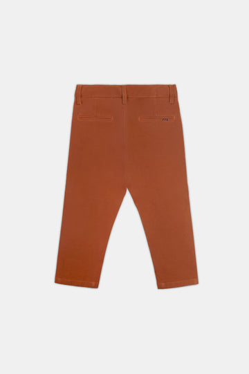 Rust Boys Cotton Chinos