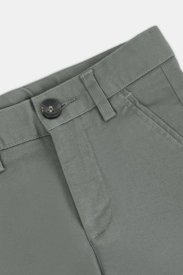 Light Green Boys Chino Pants