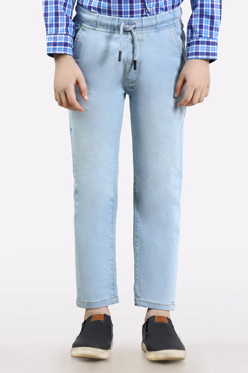 Light Blue Denim Jeans For Boys