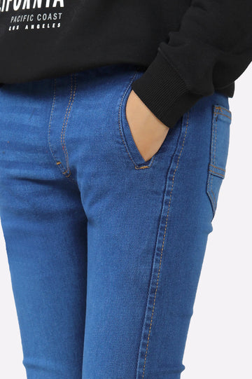 Medium Blue Denim Boys Jeans