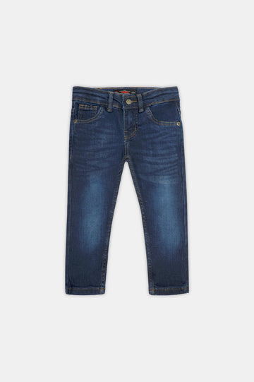 Boys Dark Blue Denim Jeans