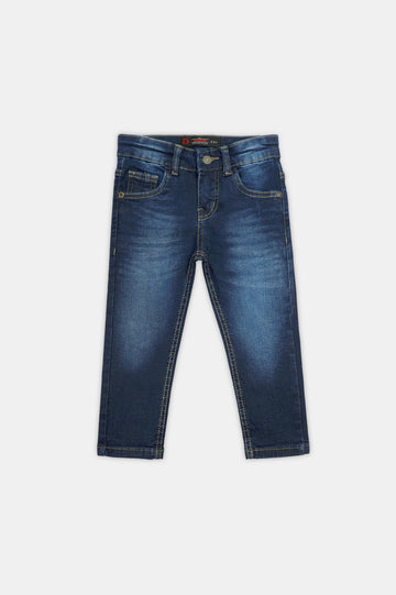 Boys Dark Blue Denim Jeans