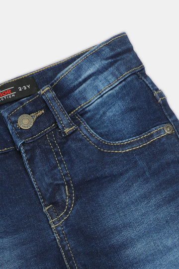 Boys Dark Blue Denim Jeans