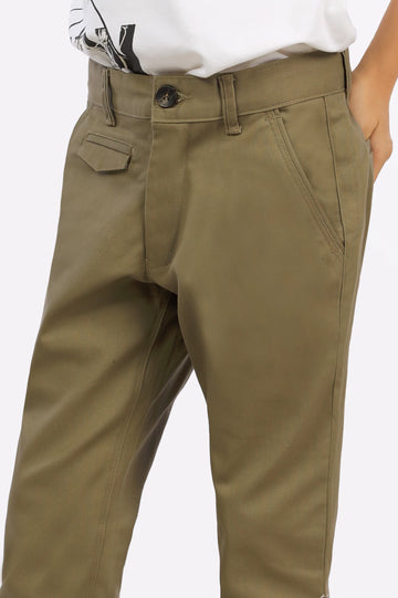 Brown Comfort Fit Chino Trouser From Diners