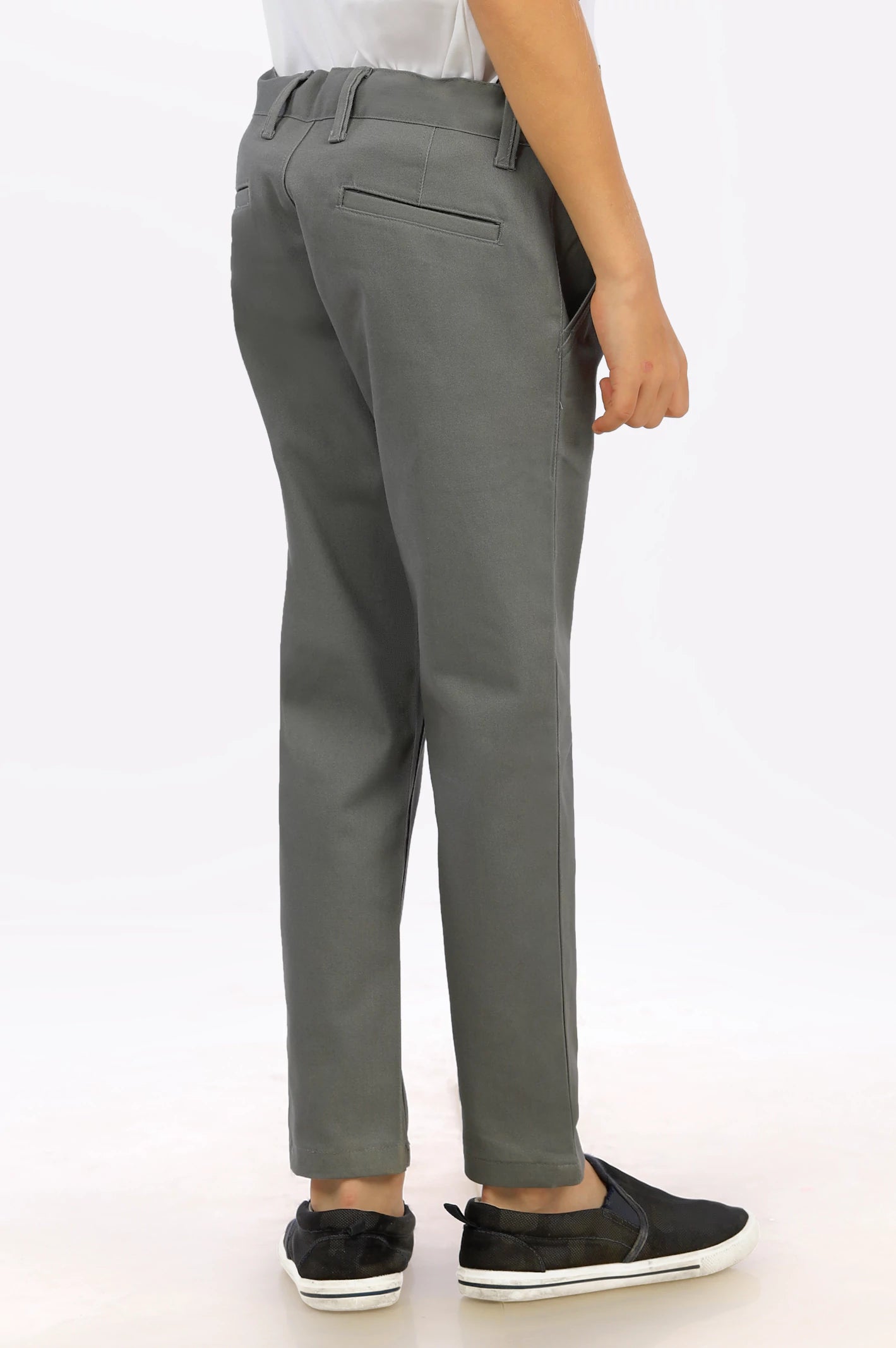 Charcoal Comfort Fit Chino Trouser From Diners