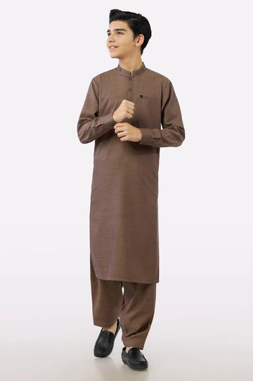 Brown Boys Shalwar Suit