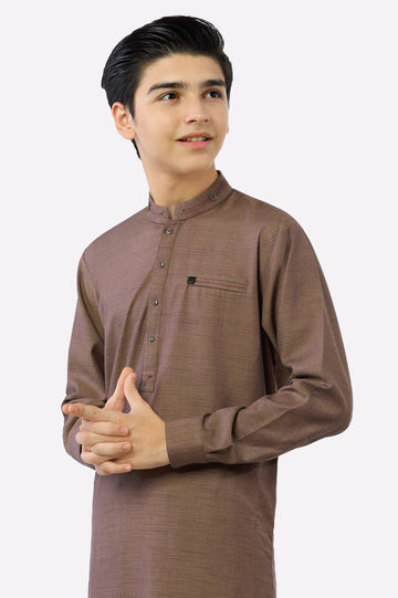 Brown Boys Shalwar Suit