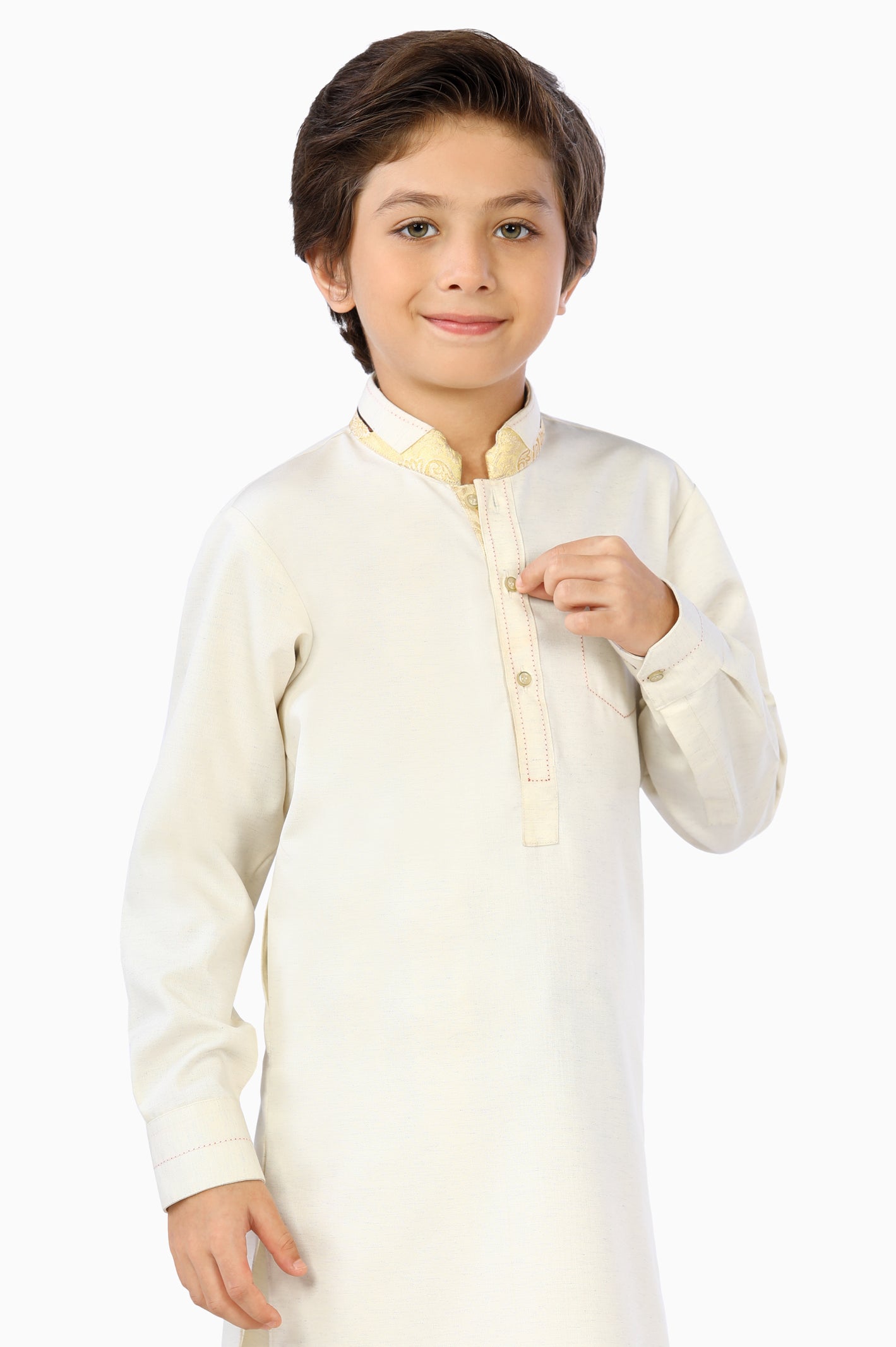 Cream Boys Shalwar Suit From Diners