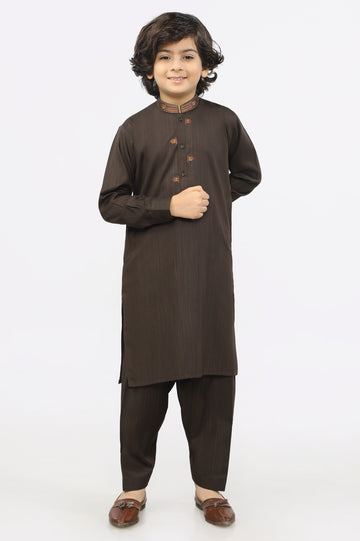 Brown Boys Shalwar Suit