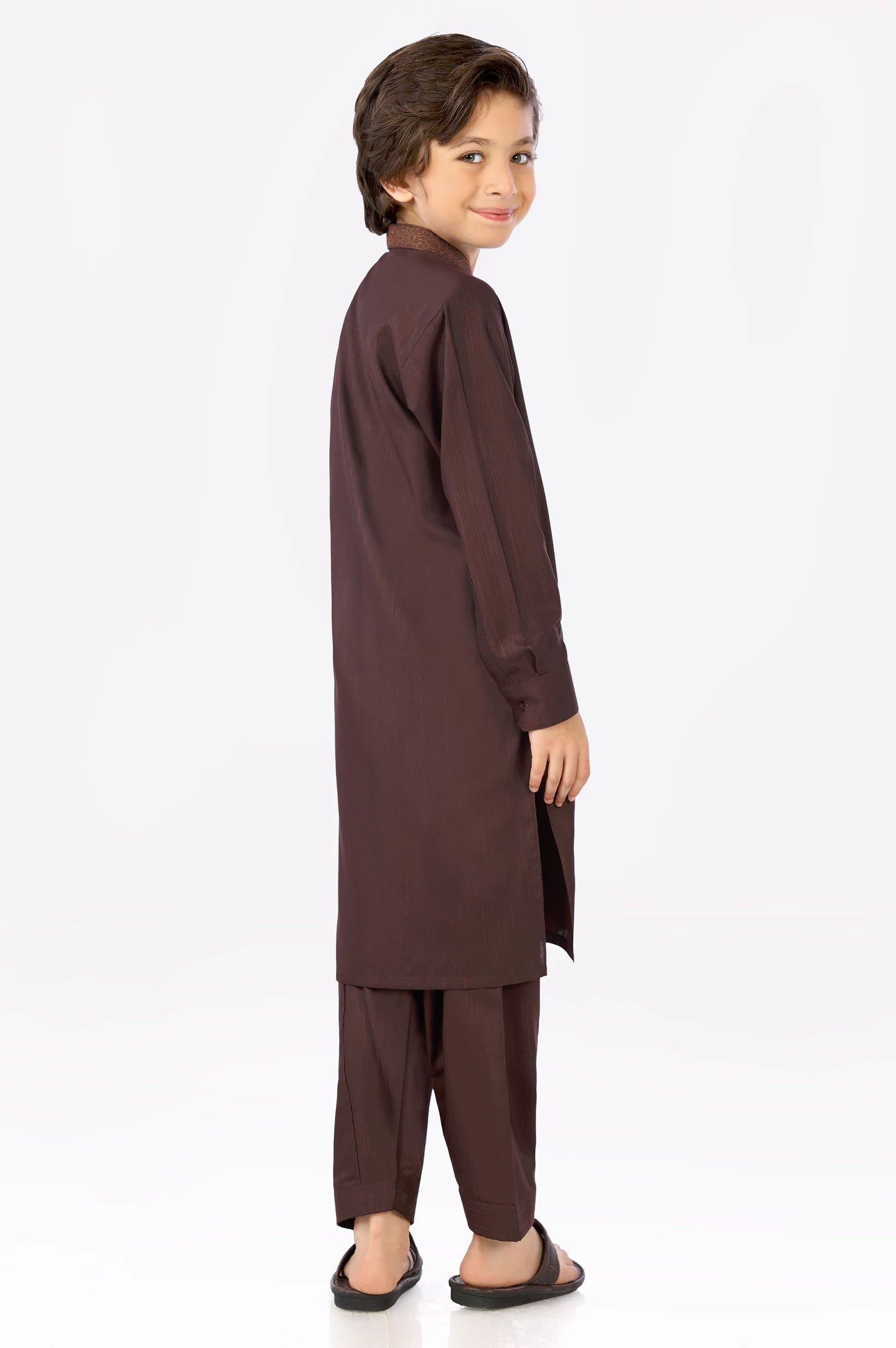 Maroon Boys Shalwar Suit From Diners