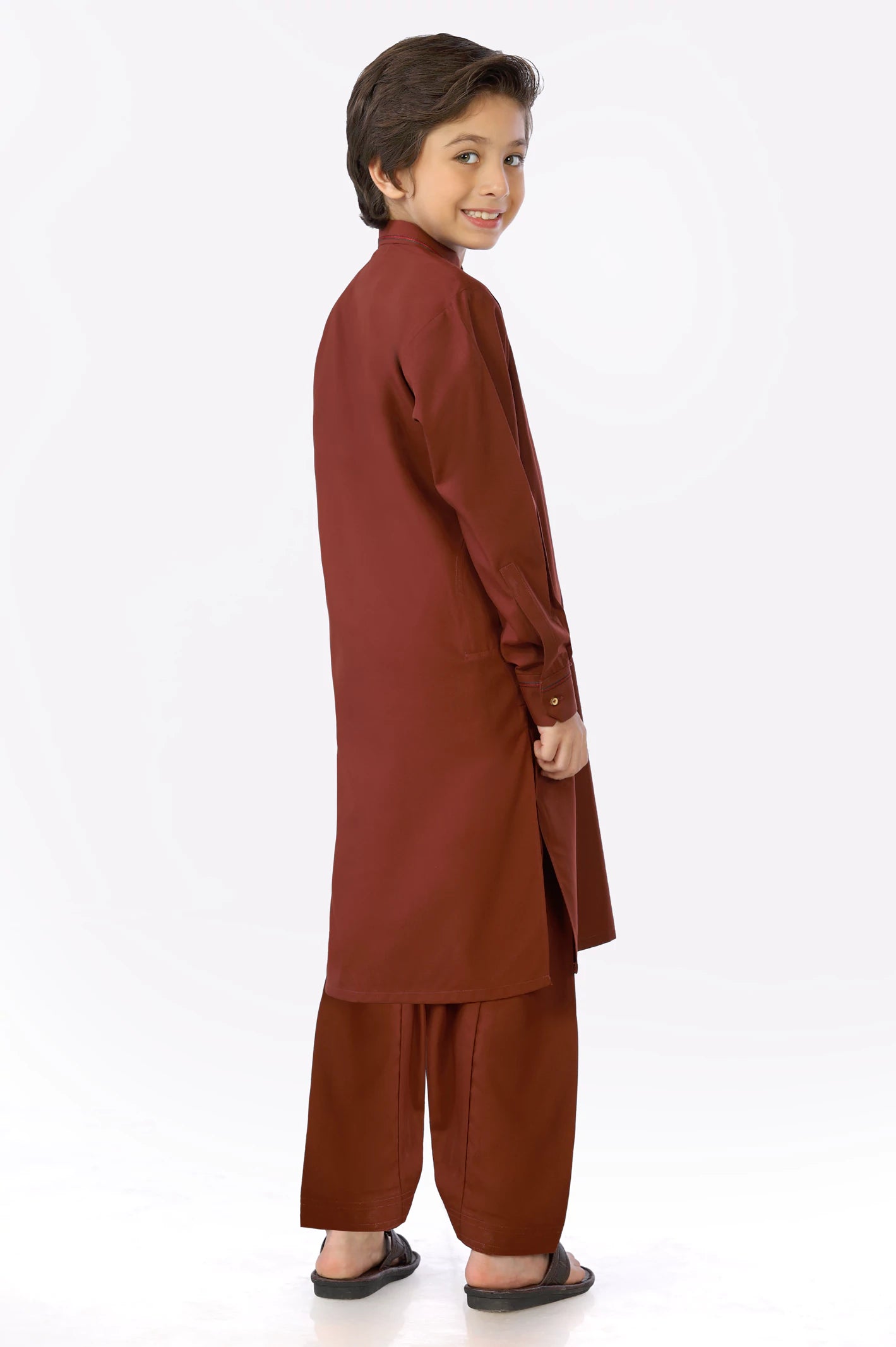 Maroon Boys Shalwar Suit From Diners