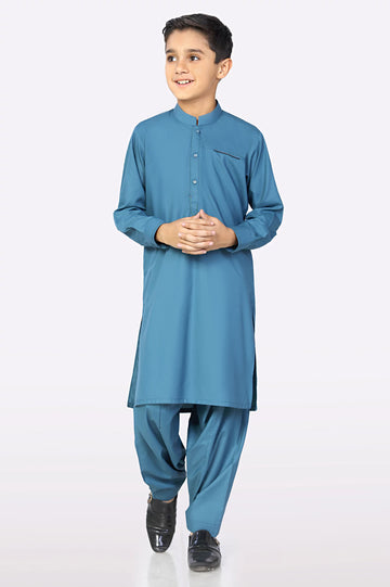 Navy Blue Boys Shalwar Suit
