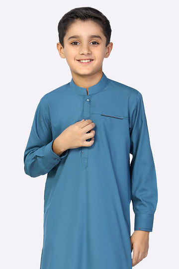 Navy Blue Boys Shalwar Suit