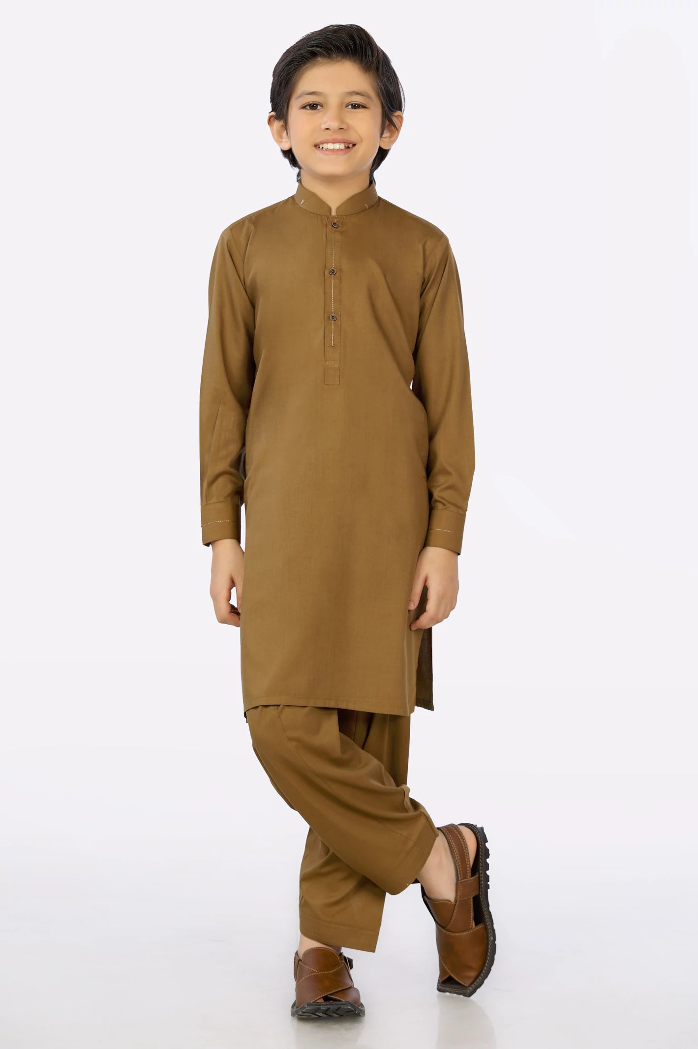 Brown Boys Shalwar Suit From Diners