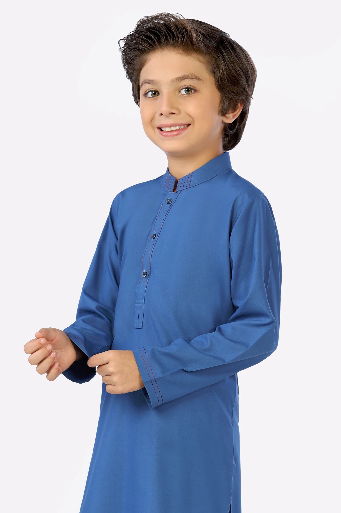 Medium Blue Boys Shalwar Suit From Diners