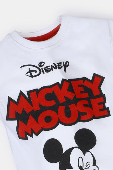 Red Mickey Mouse Boys Combo