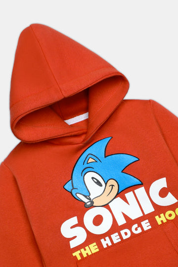 Sonic Graphic Boys Hoodie With Trouser