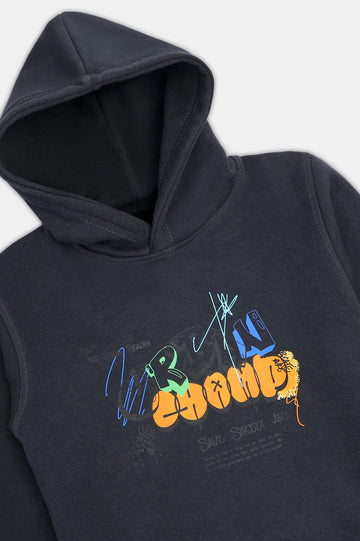 Graphic Printed Hoodie With Sweatpants