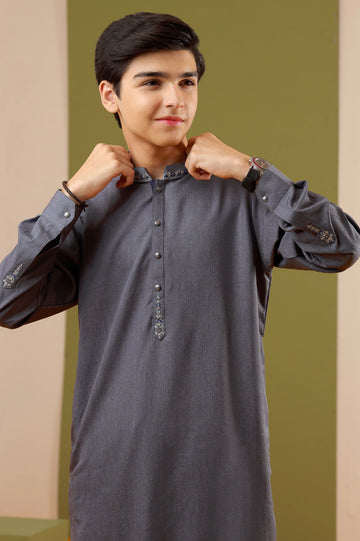 Boys Grey Kurta Pajama for Sale
