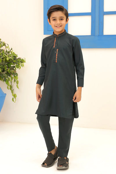 Boys Sea Green Kurta Pajama 