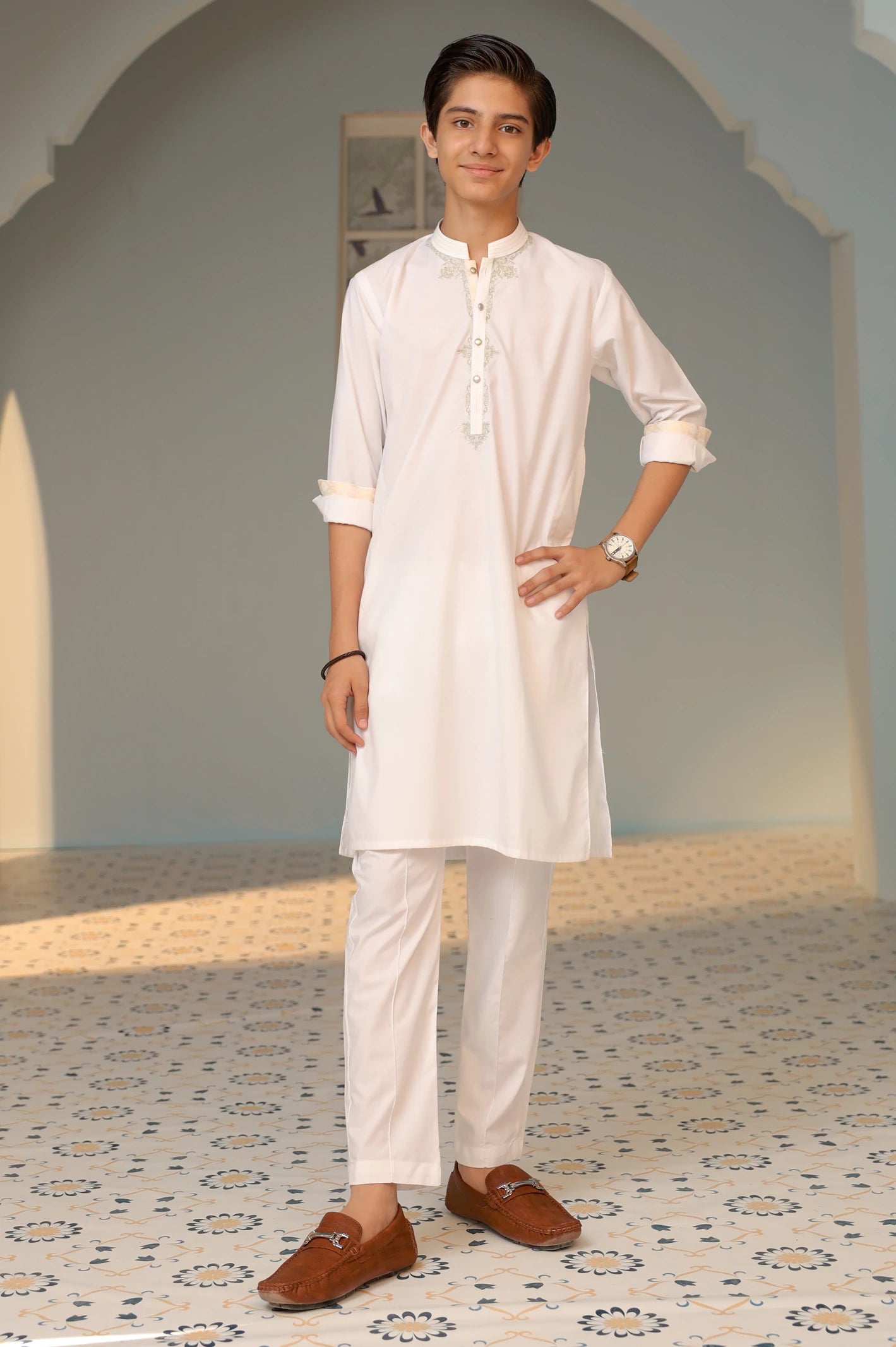 White Kurta 12 Year Boy Dress Kurta Pajama Pro Ethic Pathani Kurta