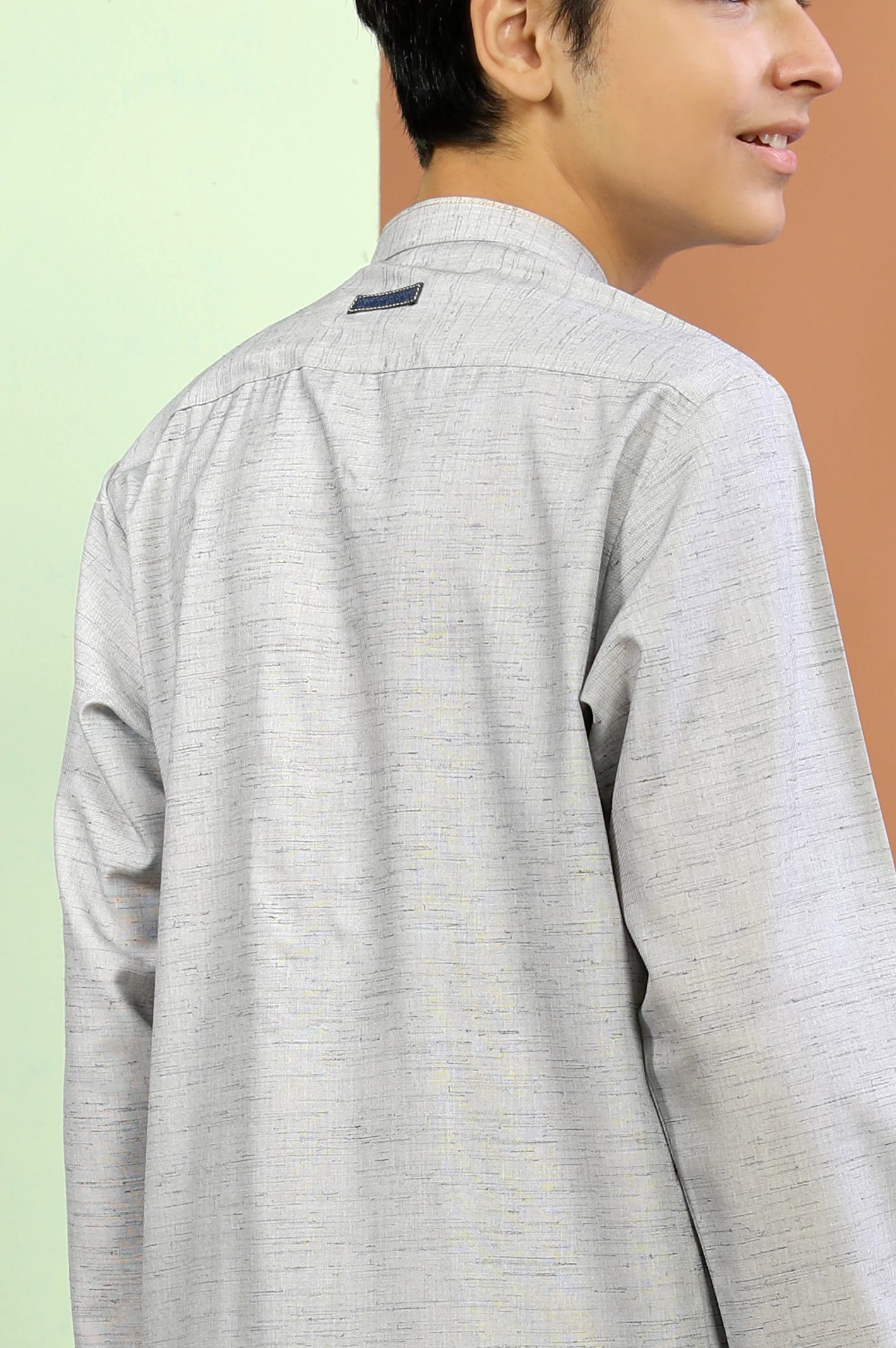 Grey Boys Kurta Pajama From Diners