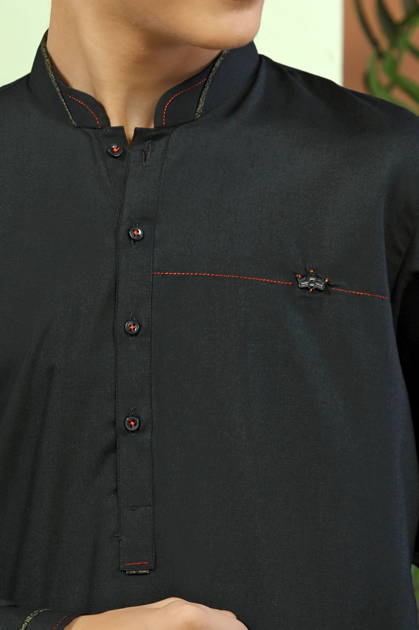 Dark Green Boys Kurta Pajama From Diners