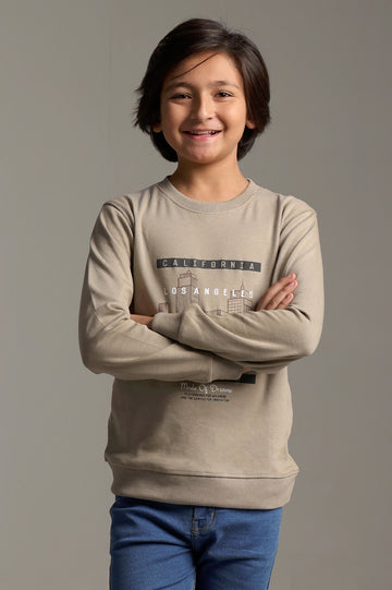 Statement Graphic Print Boys Sweatshirt