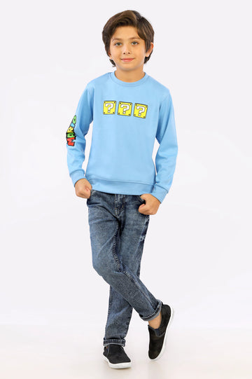 Mario Graphic Printed Sweatshirt