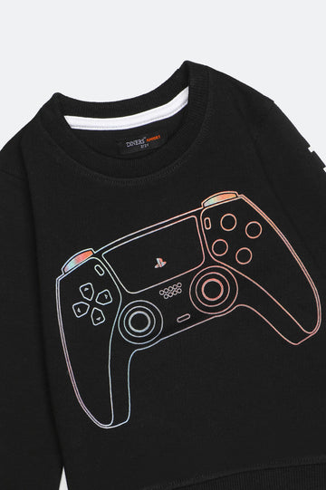 Playstation Graphic Printed Boys Sweatshirt